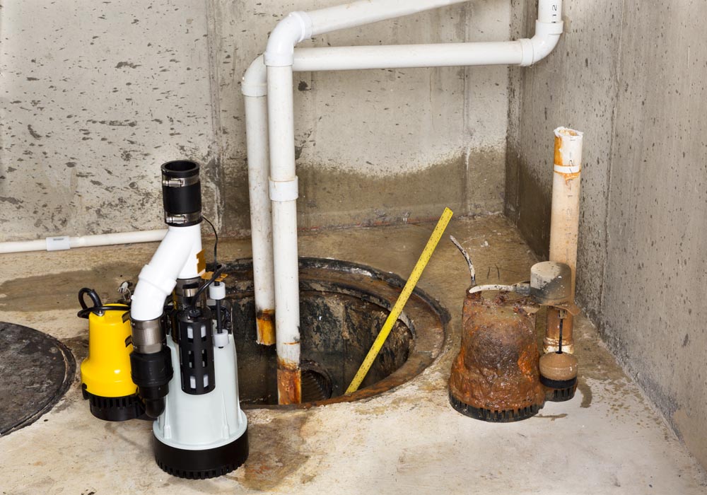 sump pump installation and repair